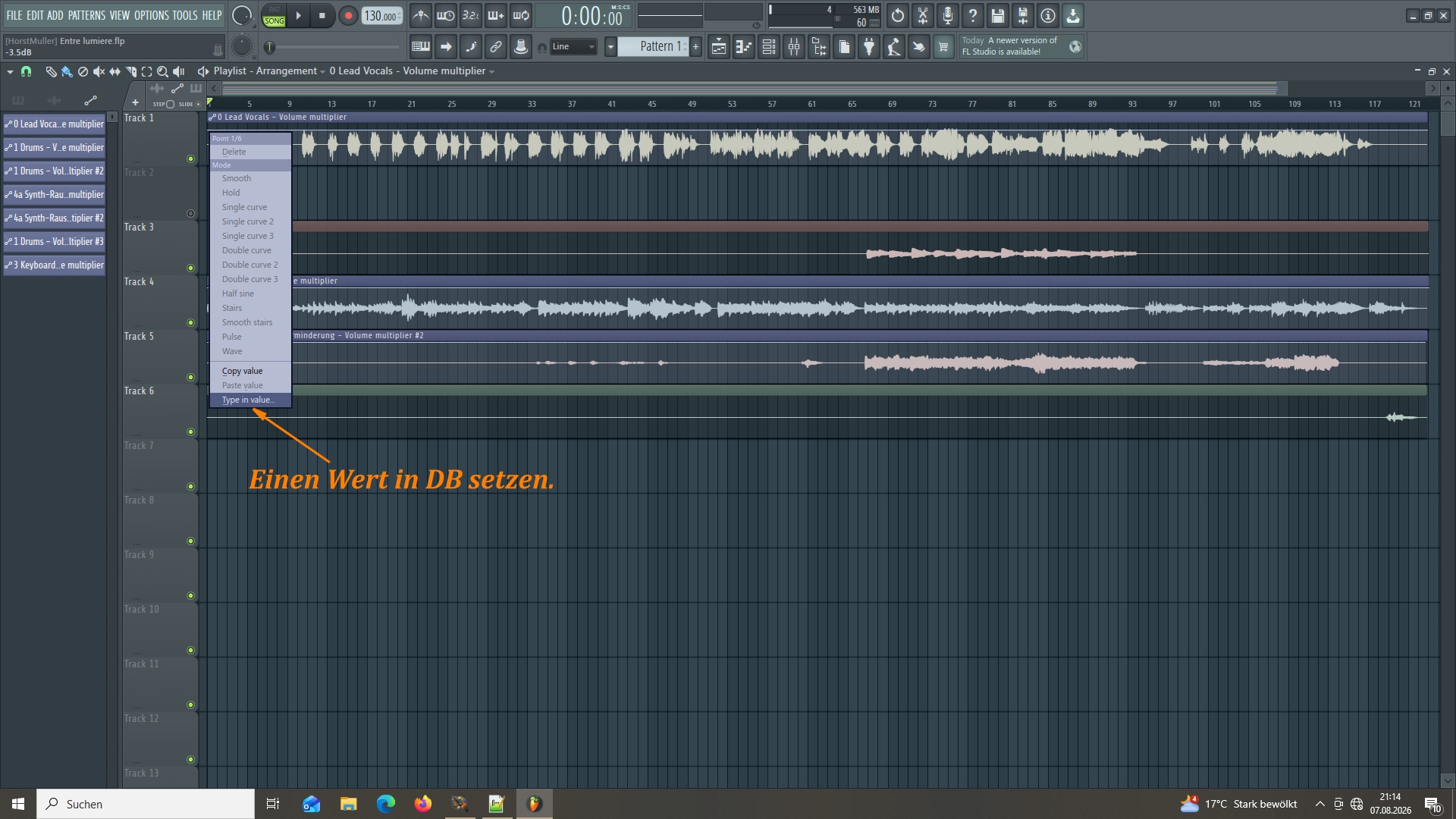 Fl Studio - Automate Volume