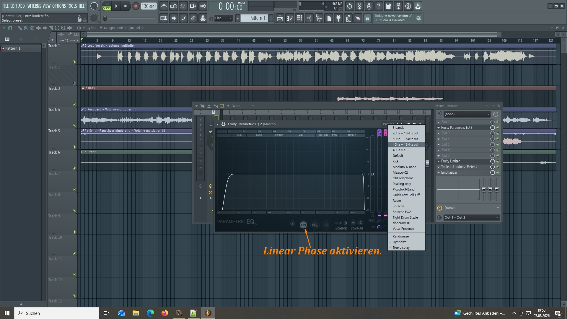 Fruity Parametric EQ2