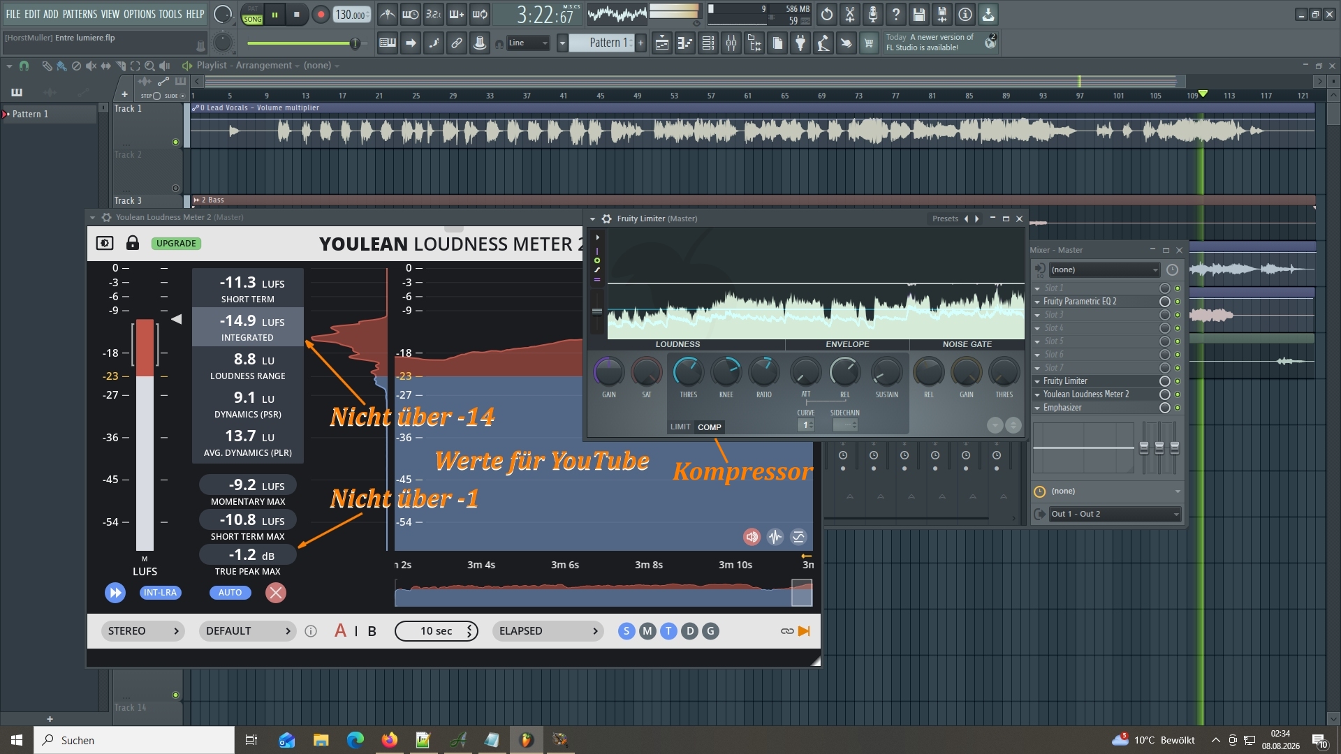 Fruity Limiter Comp